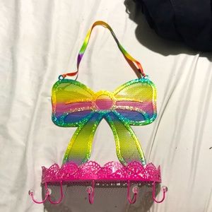 a earring and necklace holder from claire’s